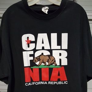 Black T Shirt XL California